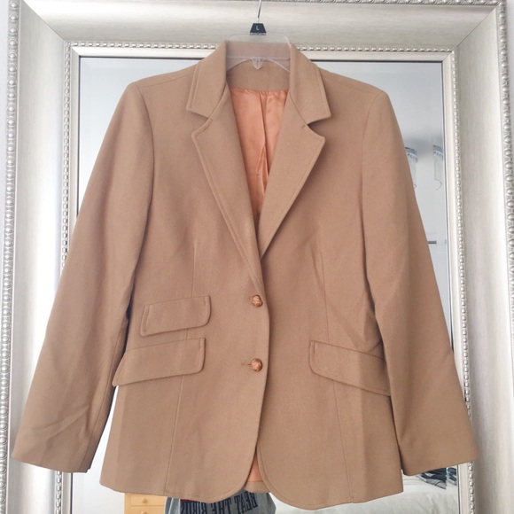 Vintage Jackets & Blazers - Vintage Tan Blazer